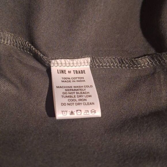 Line of Trade Mens Olive Front Pocket T-Shirt Size 2XL NWOT - Picture 4 of 4